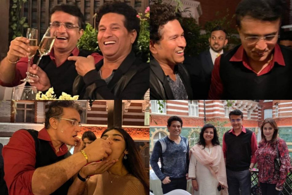 Sachin Tendulkar and Jay Shah attended the 50th birthday celebration of Sourav Ganguly Sachin Tendulkar and Jay Shah attended the 50th birthday celebration of Sourav Ganguly