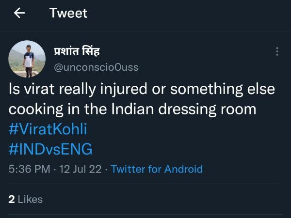 ಟೀಮ್ ಇಂಡಿಯಾ ಡ್ರೆಸಿಂಗ್ ರೂಂನಲ್ಲಿ ಕಥೆ ಕಟ್ಟಲಾಗುತ್ತಿದೆಯಾ?