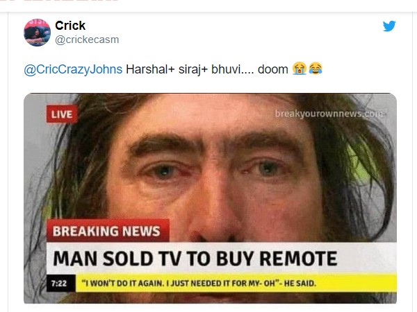 ಮೊಹಮ್ಮದ್ ಸಿರಾಜ್‌ರನ್ನು ಟ್ರೋಲ್ ಮಾಡಿದ ನೆಟ್ಟಿಗರು