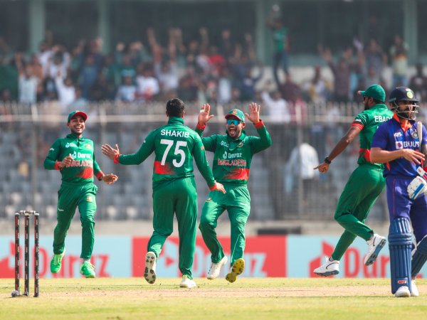 IND vs BAN: Bangladesh Need 187 Runs to Win Against India In 1st ODI 