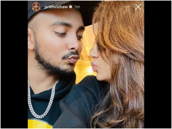 Prithvi Shaw Shared An Instagram Post With Nidhi Tapadia And Immediately Deleted The Post