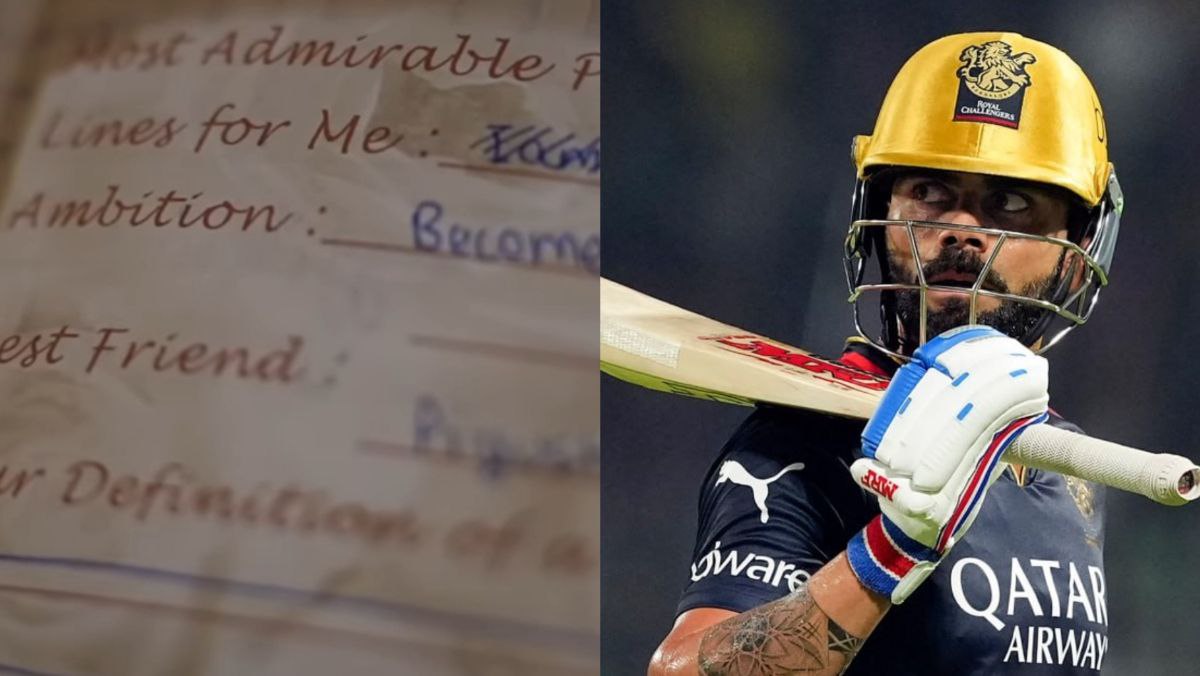 IPL 2023: Virat Kohli dreamt to become Team India member in childhood and he wrote it in scrapbook IPL 2023: Virat Kohli dreamt to become Team India member in childhood and he wrote it in scrapbook