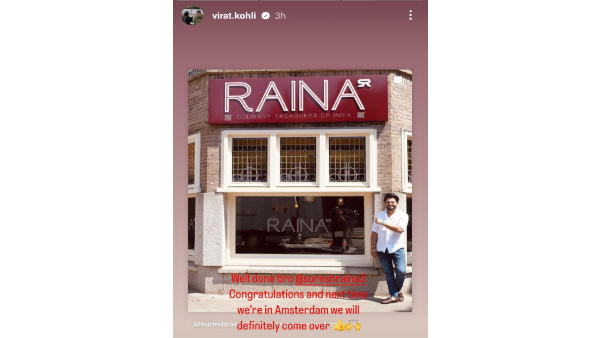 Virat Kohli Promised To Visit Suresh Rainas Restaurant In Amsterdam