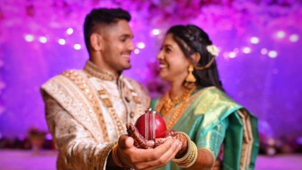 CSK Player Tushar Deshpande Gets Engaged To Nabha Gaddamwar