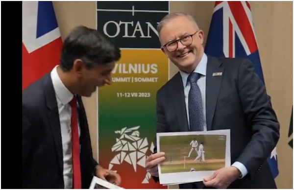 Rishi Sunak Says I Forgot to Bring Sandpaper to Australian PM Over Jonny Bairstow Stump Controversy