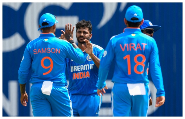 Ind vs WI: Team India won 1st ODI by 5 wickets against West Indies 