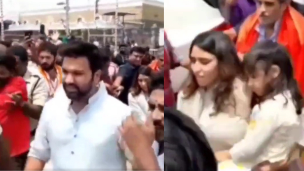 Team India Skipper Rohit Sharma Visited The Tirupati Temple Before 2023 Asia Cup