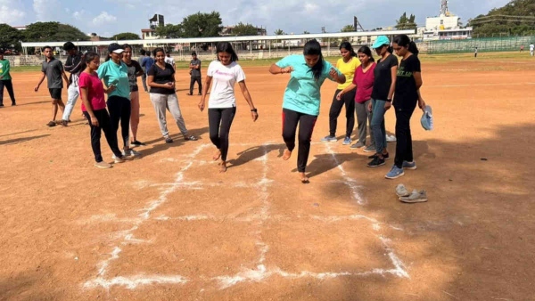 Medical Students Celebrated With Playing Rural Sports in Davanagere