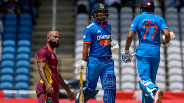 IND vs WI 3rd ODI: West Indies Need 351 Runs To Win Against India in 3rd ODI Match