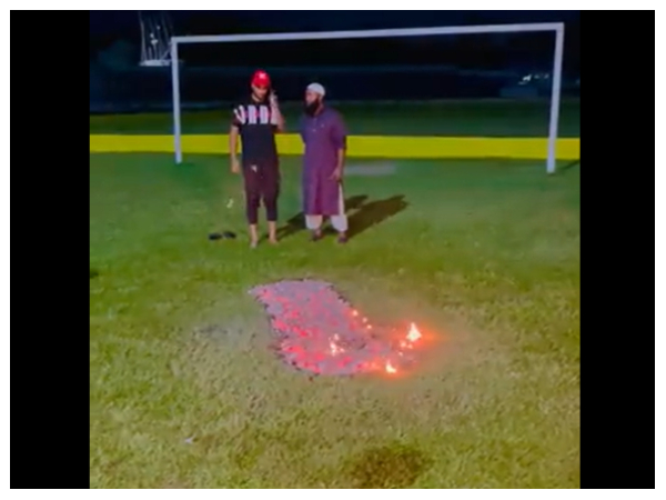 Bangladesh crickter Mohammad Naim walks on fire as preparing for upcoming Asia Cup 2023