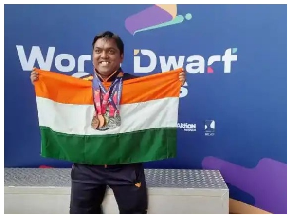 Paralympic Athlete Mark Dharmai create history as Becomes 1st Indian To Win Gold At World Dwarf Games