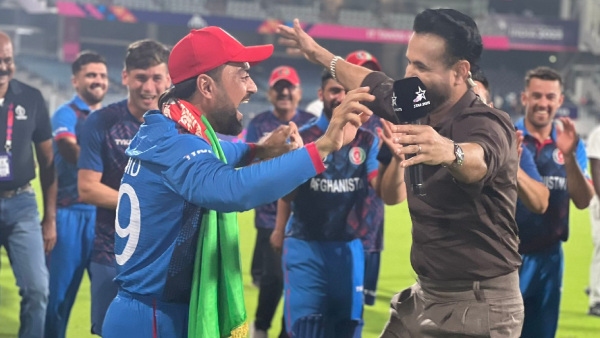 PAK vs AFG: Irfan Pathan dances with Afghanistans Rashid Khan after win against Pakistan