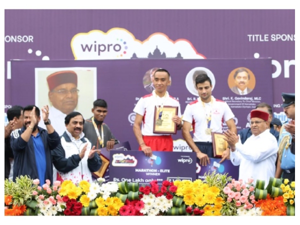 Anish Thapa and Jyoti Gawate won the Bengaluru Marathon championship Anish Thapa and Jyoti Gawate won the Bengaluru Marathon championship