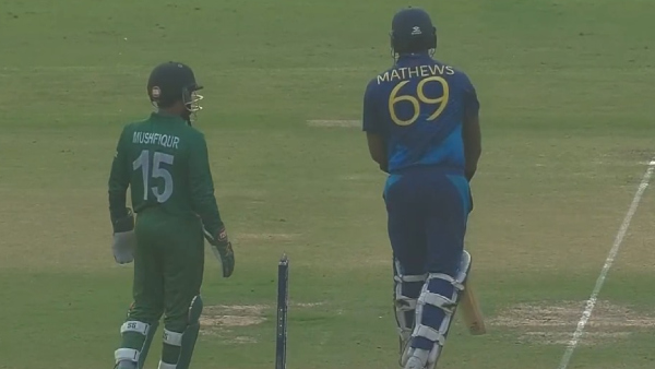 Ban vs SL Match: Angelo Mathews Dismissed Without Facing a Single Ball; What is Timed Out Rules?