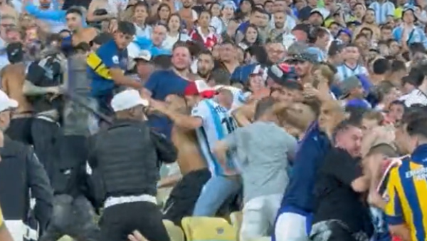World Cup Qualifier: Lionel Messi Stands by Argentine Fans Amid Violence Inside the Stadium