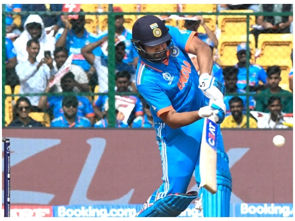 Team India skiper Rohit Sharma record in ODI World cup becomes 1st batter hit 50 sixes in ODI World cup