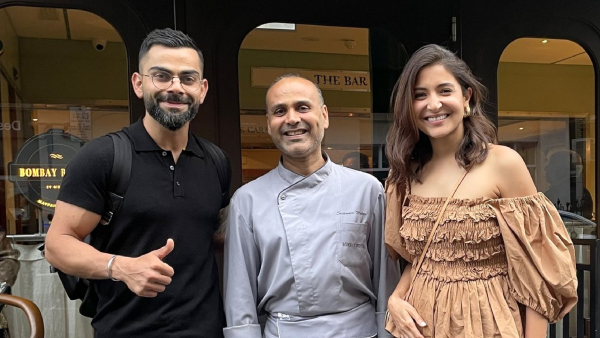 Virat, Anushka visit in a London restaurant: you know the rate of Chole Bature here!