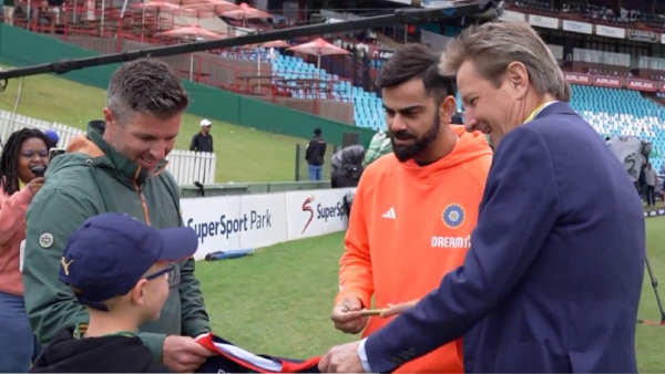 Virat Kohli fulfilled the wish of this little RCB fan from South Africa Virat Kohli fulfilled the wish of this little RCB fan from South Africa