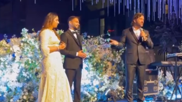 MS Dhoni Attended At Rishabh Pants Sister Engagement Party 