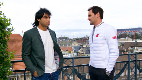 Olympic champion Neeraj Chopra meets Roger Federer in Switzerland 