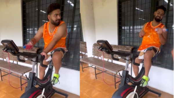 Rishabh Pant is getting ready for the field 