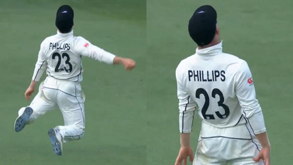 New Zealand player Glenn Phillips pulls off a blinder at gully in NZ vs SA 2nd Test