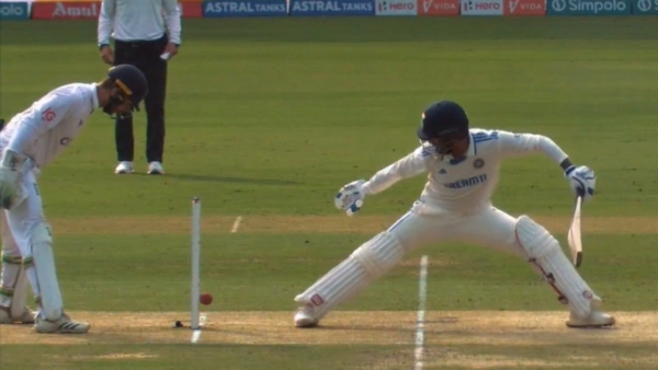 Rajat Patidar Unlucky Cricketer in debutant match who fails to kick edged ball away from his stumps 