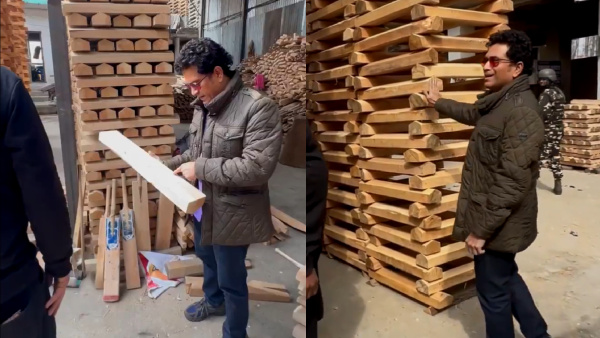 Cricket Legend Sachin Tendulkar Played Gully Cricket in Kashmirs Gulmarg 