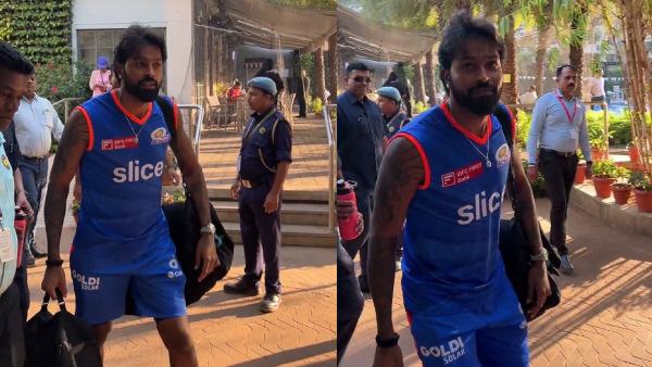 IPL 2024 Hardik Pandya Enters Mumbai Indians Dressing Room After 3 Years