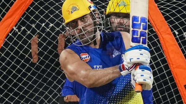 IPL 2024 MS Dhoni to appear in Old Style The video is viral