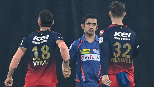 RCB vs KKR Virat Kohli Gives Cold Look at Gautam Gambhir Ahead of High Voltage Match