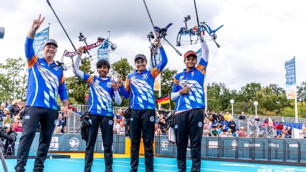 Archery World Cup 2024 India Clinches 3 Gold Medal by a Clean Sweep