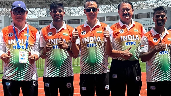 Historic win for India Mens Recurve team in Archery World Cup Historic win for India Mens Recurve team in Archery World Cup