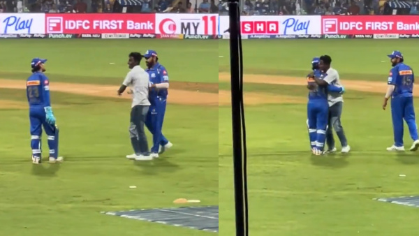 Rohit Sharma was Scared To See A Fan Who Entered the Field During MI vs RR Match