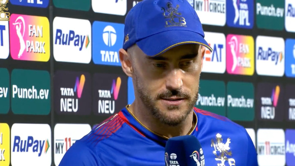 RCB vs RR IPL 2024 RCB skipper Faf du Plessis Blames Batting for Defeat Against Rajasthan Royals