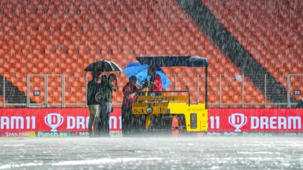 IPL 2024 GT vs KKR match Canceled due to Rain Gujarat Titans out of the Playoff Race