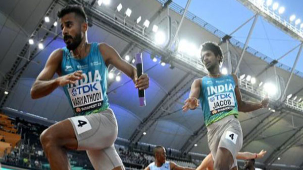 Indian mixed relay team won gold in the Asian Relay Championship