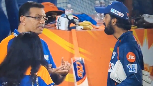 IPL 2024 LSG Owner Sanjiv Goenka Angry With KL Rahul on Field After Lost to SRH