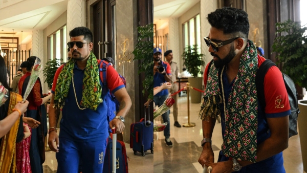 IPL 2024 RCB players get a grand welcome in Ahmedabad IPL 2024 RCB players get a grand welcome in Ahmedabad