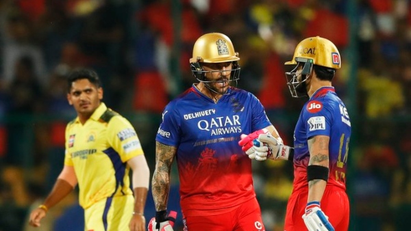 RCB vs CSK IPL 2024 Faf du Plessis controversial runout