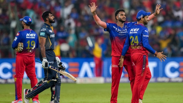 RCB vs GT IPL 2024 Royal Challengers Bengaluru Beat Gujarat Titans By 4 Wickets In 52nd Match