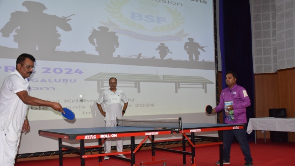 Soldiers were told the importance of table tennis game Soldiers were told the importance of table tennis game