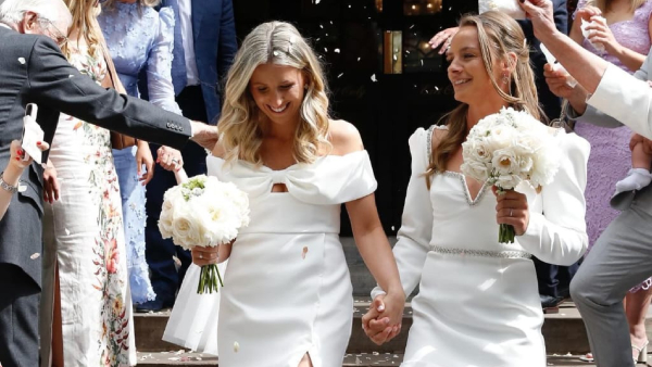 England women cricketer same-sex marriage