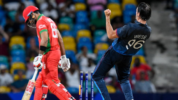 T20 World Cup 2024 Namibia beat Oman by 11 Runs in Thrilling Super Over
