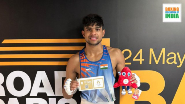 Indian first male boxer to qualify for 2024 Paris Olympics