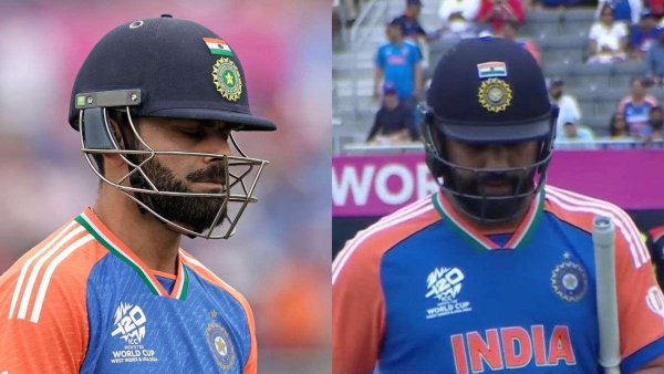 TTeam India Rohit Sharma and Virat Kohli practice hard for the T20 World Cup 2024 Super-8 match against Bangladesh