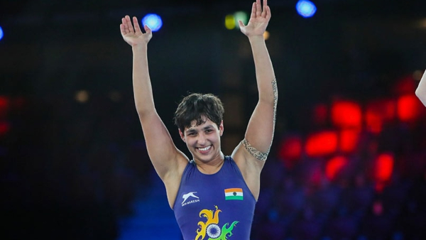 Indian star female wrestler Anshu Malik Injured