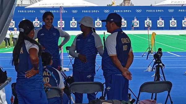 Indian womens archery team reached the quarterfinals in Paris Olympics 2024