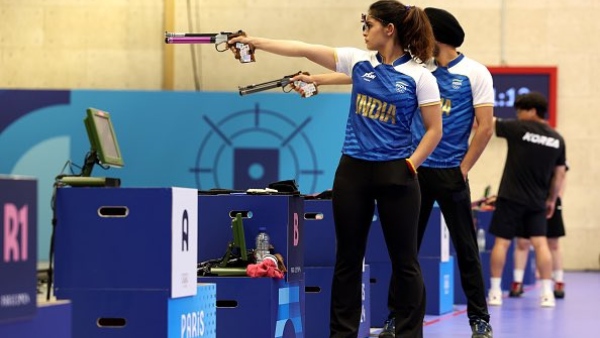 Paris Olympics 2024 India s Manu Bhaker-Sarabjot Singh Wins Bronze Medal In 10m Air Pistol