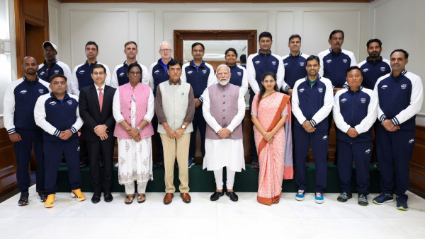 Paris Olympics 2024 Prime Minister Modi interacted with Indian athletes